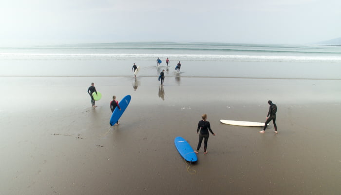surf lessons inch county kerry ireland